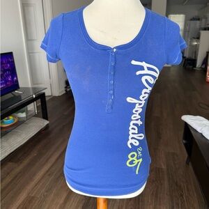 Aeropostale Royal Blue Short Sleeve Tee